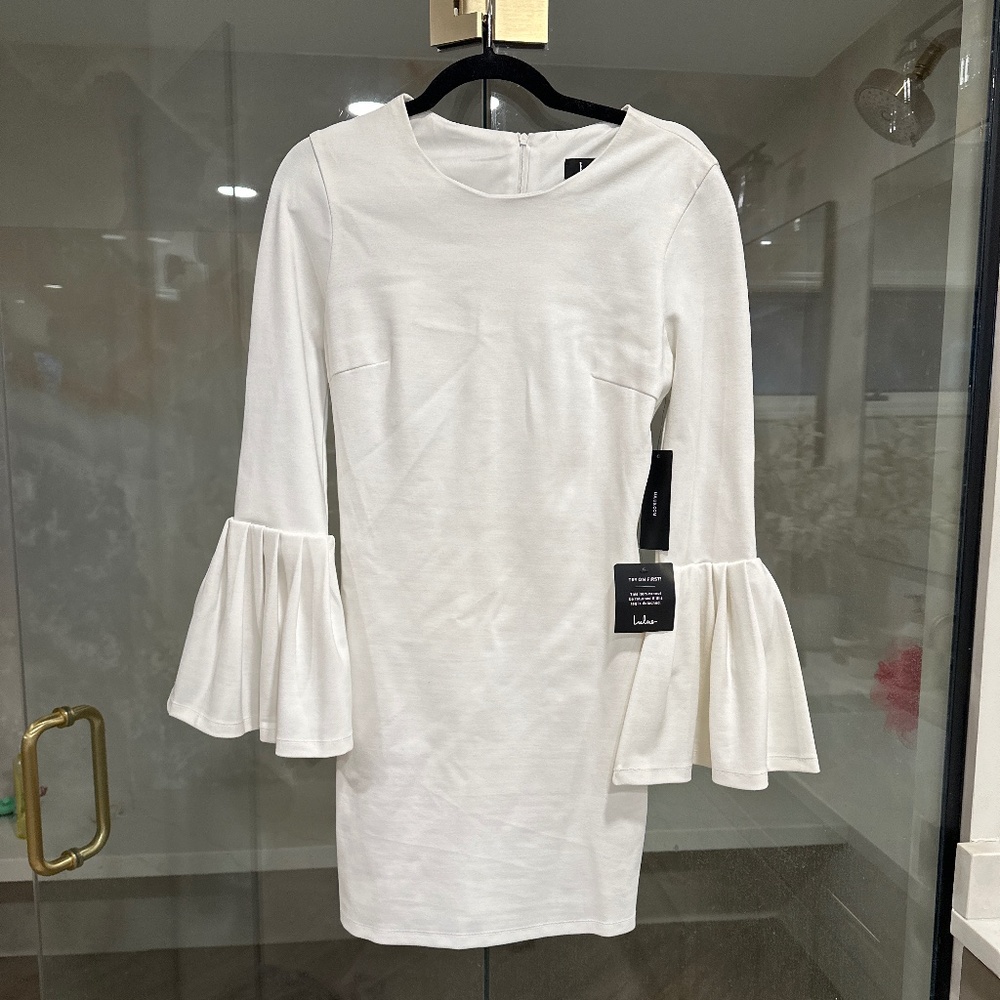 White cocktail dress